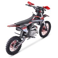 Pitbike MiniRocket DT125 17/14 světlo, el startér, automat, sedlo 86cm, černý (2)