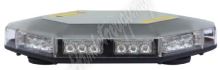kf09m LED rampa, oranžová, magnet, 30x LED 1W, ECE R65