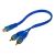 xs-212m RCA Y audio kabel BLUE BASIC line, 1xsamice, 2xsamec