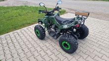 Dětská čtyřtaktní čtyřkolka ATV Warrior DELUX 125ccm, 3 rych. poloaut. 8 kola, zel. maskáč (3)