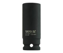 Nástavec 1/2" rázový šestihranný hluboký 22 mm CrMo Nástavec 1/2" rázový šestihranný hluboký 22 mm CrMo
