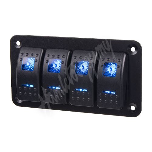 47154 Panel s 4x spínači Rocker 12/24V (1531454)
