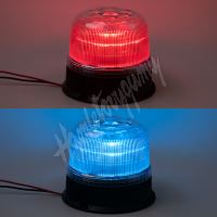 wl825BRfix LED maják, 12-24V, modro-červený, pevná montáž, ECE R65