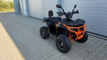 Dětská čtyřtaktní čtyřkolka  MiniRocket Troodon Deluxe 125ccm, 3+1, 8 kola, černo-oranzova (1)