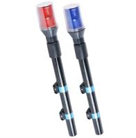 wl155ttblu LED maják, 12V, 30LED modrý s teleskopickou tyčí na motocykl_(1)