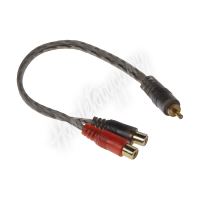 PC1-52F RCA Y audio kabel, 1x samec, 2x samice