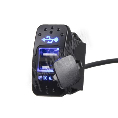 34560 2x USB zásuvka "Rocker" 12/24V, 4,2A_(1)