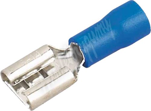 4000202 Objímka plochá 4,8 mm modrá, 100 ks (966813)