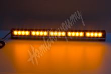 kf756-5 LED světelná alej, 20x LED 3W, oranžová 580mm, ECE R10