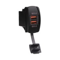 34723 2x USB nabíječka QC3.0 , "Rocker" 12/24V, 36W 34723 2x USB nabíječka QC3.0 , "Rocker" 12/24V, 36W