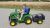 Dětský čtyřtaktní zahradní traktor s přívěsem 110ccm zeleny