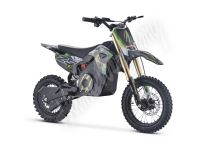 Dětská elektrická motorka Coyote 1500W 48V zelená kola 14/12 Baterie Lithium sedl 67cm