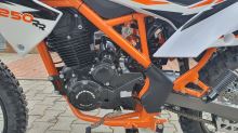 Pitbike MiniRocket Mikilon Defender 250RR kola 21/18 oranžová sedlo 87,5cm (10)