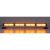 kf755-4 LED světelná alej, 24x 1W LED, oranžová 645mm, ECE R10