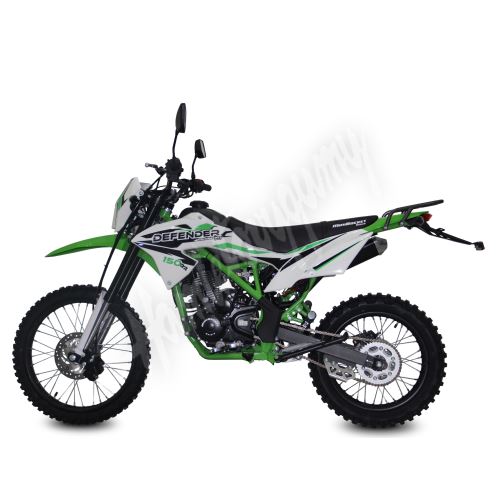 Pitbike MiniRocket Mikilon Defender 150RR kola 19/16 sedlo 86,5cm, zelená