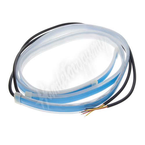 96UN07-60 LED pásek, dynamické blinkry oranžová / poziční světla bílá, 60 cm_(1)