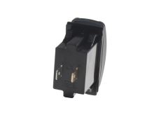 34554 2x USB zásuvka s voltmetrem "Rocker" (971322)