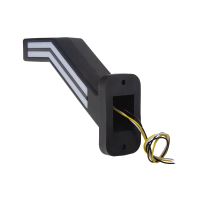 trl191R Poziční LED (tykadlo) gumové pravé - červeno/bílo/oranžové, 12-24V,ECE (1332474)