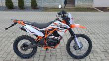 Pitbike MiniRocket Mikilon Defender 150RR kola 19/16 sedlo 86,5cm, oranžová (12)
