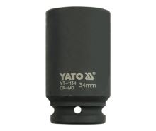 Nástavec 3/4" rázový šestihranný hluboký 34 mm CrMo Nástavec 3/4" rázový šestihranný hluboký 34 mm CrMo