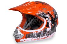 Dětská cross helma Xtreme- Oranžová L
