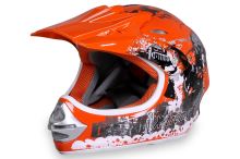 Dětská cross helma Xtreme- Oranžová XL (1)