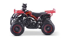 Dětská dvoutaktní čtyřkolka ATV MiniHummer Deluxe 49ccm E-start červená (1)