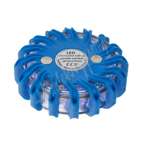 wl-h01blu LED výstražné světlo 16LED, modré (1115326)