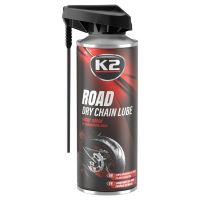 K2 ROAD DRY CHAIN LUBE 400 ml - suché mazivo na řetězy motocyklů K2 ROAD DRY CHAIN LUBE 400 ml - suché mazivo na řetězy motocyklů