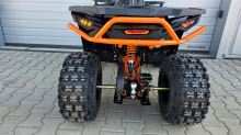 Dětská čtyřtaktní čtyřkolka  MiniRocket Troodon Deluxe 125ccm, 3+1, 8 kola, černo-oranzova (5)
