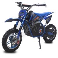 Dětská elektrická motorka Viper 1000W 36V modrá sedlo 63cm