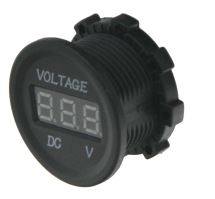 34530blue Digitální voltmetr 5-48V modrý (596807)