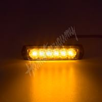kf079 SLIM výstražné LED světlo vnější, oranžové, 12-24V, ECE R65