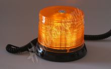 wl61 LED maják, 12-24V, oranžový magnet, homologace ECE R10