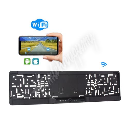 cw1-cam12wifi Přídavná bezdrátová Wi-Fi kamera v rámečku SPZ (2823215)