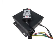 VZ09 4x PREDATOR 6x4W LED pod SPZ, 12-24V, prohnuté, modro-červené_(1)