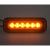 brTRL003R Zadní červené obrysové LED světlo s výstražným oranžovým světlem, 12-24V, ECE R6