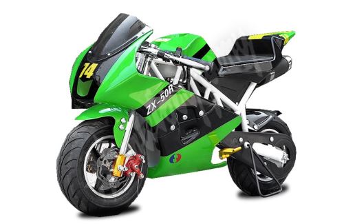 Minibike MiniRocket PS50 Sport Edition zelená