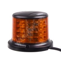 wl321m LED maják, 12-24V, 64x0,5W, oranžový, magnet, ECE R65 R10