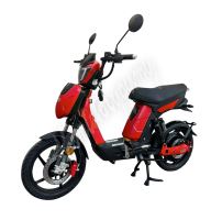 Elektrický moped BETIS červená s homologací pro provoz na silnici