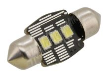 Žárovka 3 LED SMD 12V  suf.11X32 SV8.5 NEW-CAN-BUS bílá 2ks