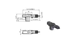 tp224 2-drátový servomotor se spoj. mat. 24V (2826485)