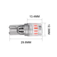 95AC001red LED T10 červená, 12V, 13LED SMD (1230589)