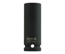 Nástavec 1/2" rázový šestihranný hluboký 19 mm CrMo Nástavec 1/2" rázový šestihranný hluboký 19 mm CrMo