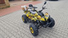 Dětská elektro čtyřkolka ATV Warrior XL 1500W 60V diferenciál 8 kola - žlutý maskáč mo2023