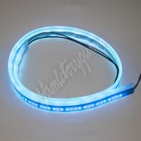 LFT60slimiceblu nE LED silikonový extra plochý pásek ledově modrý 12 V, 60 cm