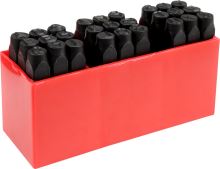 Razidla písmenková 8 mm 27 ks  A-Z,&amp;