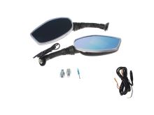 dvr06m Motocyklová DUAL HD kamera integrovaná v zrcátku s 2,7" LCD (1661268)