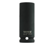 Nástavec 1/2" rázový šestihranný hluboký 20 mm CrMo Nástavec 1/2" rázový šestihranný hluboký 20 mm CrMo
