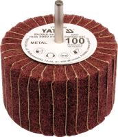 Kotouč lamelový radiální 80x50 P-60 s hřídelí 6 mm Kotouč lamelový radiální 80x50 P-60 s hřídelí 6 mm